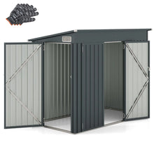 Load image into Gallery viewer, Outdoor Storage Shed Garden Tool House with 2 Doors
